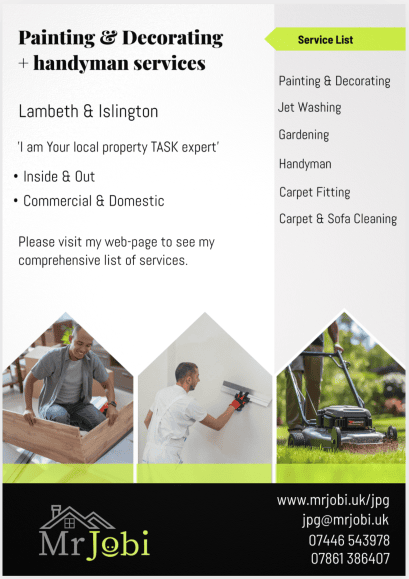 Painters decorators Lambeth